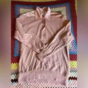Women’s Vintage Caron  Silk and Knit Top